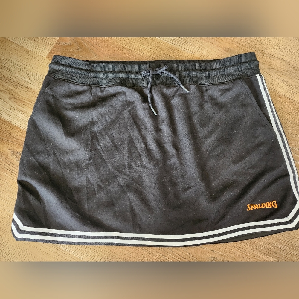 Spalding Sporty Black Skort 2X